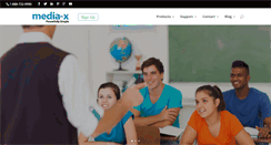 Desktop Screenshot of media-x.com