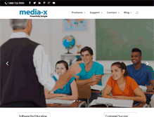 Tablet Screenshot of media-x.com